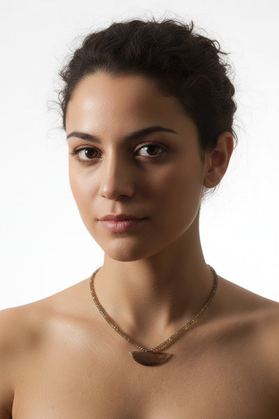 Kristin Ford Smoky Quartz and Color Change Garnet Healing Necklace One of a Kind | Whisperingtree.net