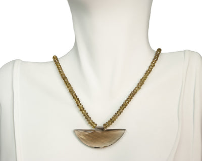 Kristin Ford Smoky Quartz and Color Change Garnet Healing Necklace One of a Kind | Whisperingtree.net