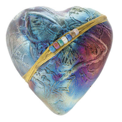 Butterfly Raku Spirit Rattle by J. Davis Studios | Whisperingtree.net