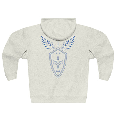 St. Michael the Archangel Zip Hoodie with St. Michael Prayer for Protection