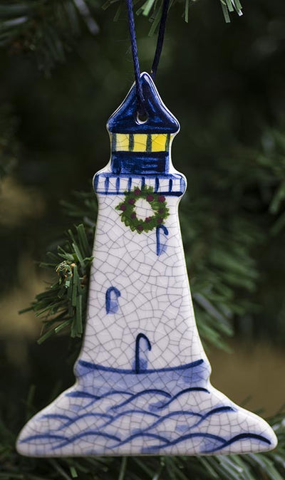 Large Lighthouse Ceramic Ornament