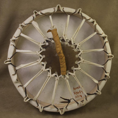 Handmade Natural Hide Drum Bald Eagle Spirit 15 Inch