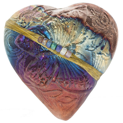 Butterfly Raku Spirit Rattle by J. Davis Studios | Whisperingtree.net