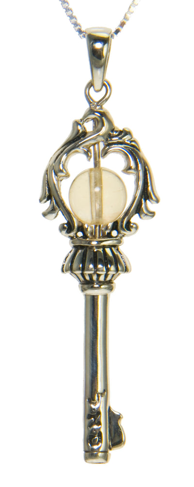 Success Key Pendant in Sterling Silver