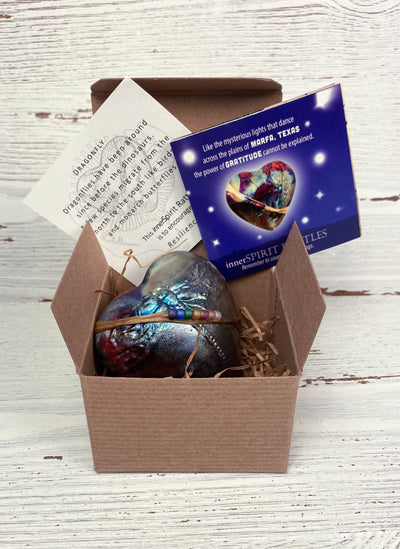 Frog Spirit Heart Raku Rattle