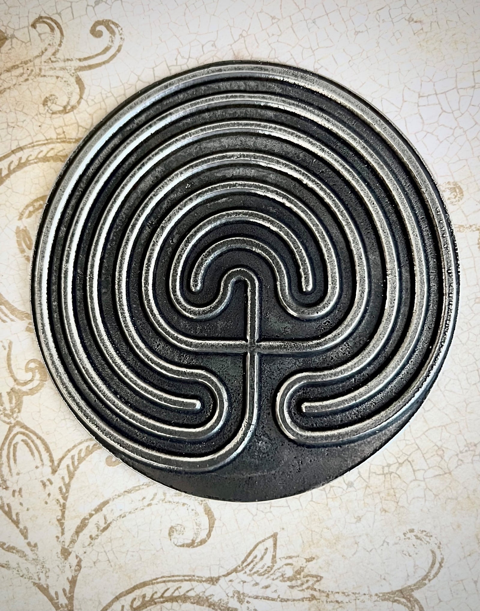 Cretan Labyrinth | Pewter Finger Labyrinth