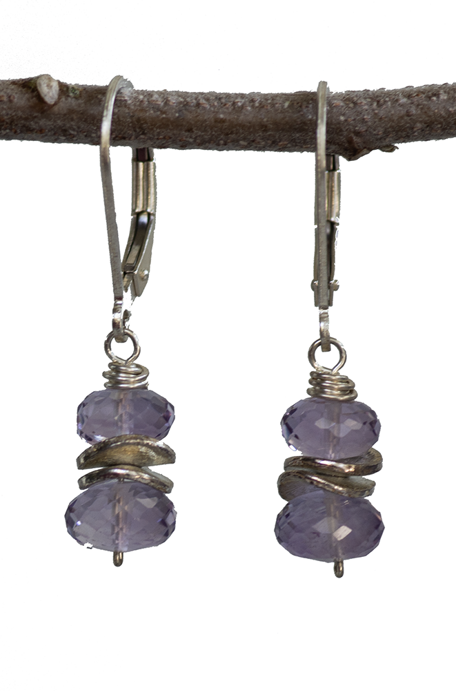 NEW Lavender Amethyst Earrings by Kristin Ford