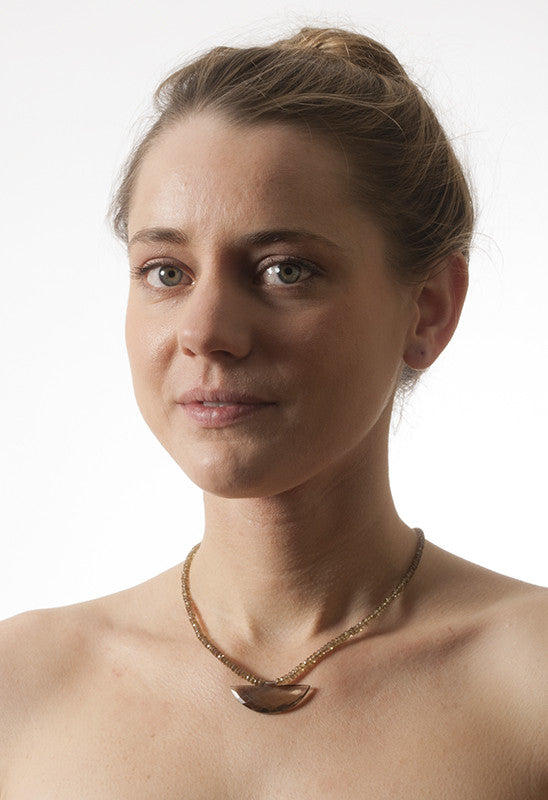 Kristin Ford Smoky Quartz and Color Change Garnet Healing Necklace One of a Kind | Whisperingtree.net