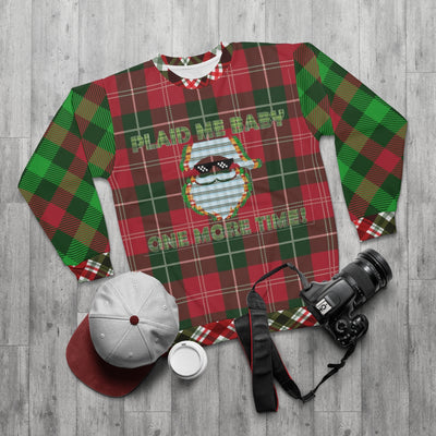 Ugly Christmas Sweater Plaid Me Baby! Funny Christmas, Ugly Christmas, Ugly Sweater, Ugly Christmas Sweatshirt, Plaid Sweatshirt