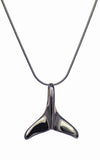 Whale Tail Sterling Silver Pendant Necklace | Whisperingtree.net