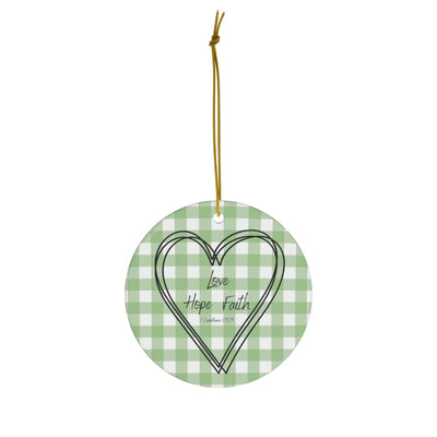 Faith Hope Love Ornament 1 corinthians 13 13 The Greatest of these is Love