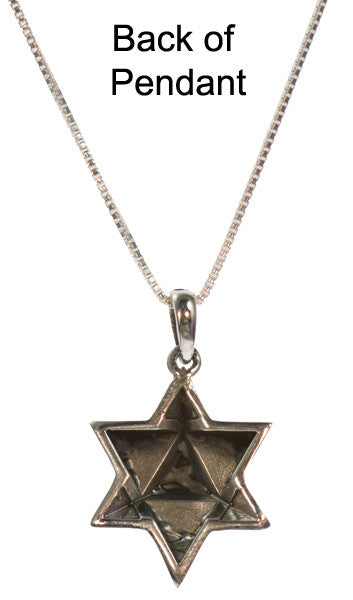 Merkaba Pendant in Sterling Silver