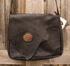 Bison Leather Handmade Bag with Handforged Tree