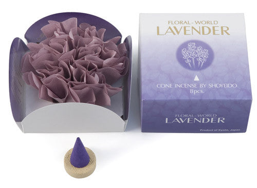 Best Japanese Incense by Shoyeido Lavender Cone | Whisperingtree.net