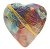 Starry Night Heart Raku Spirit Rattle | Whisperingtree.net