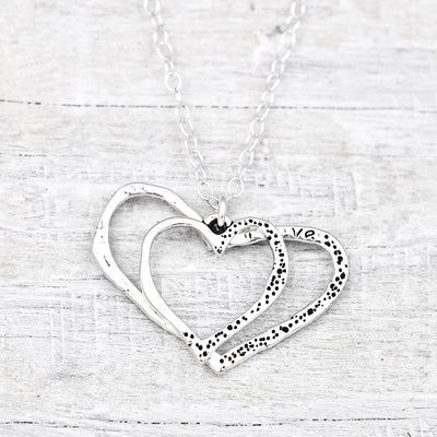 Inside My Heart Double Heart Necklace