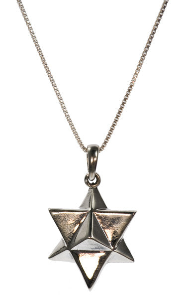 Merkaba Pendant in Sterling Silver