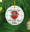 2022 Plaid Me Baby Santa Ornament, Plaid Christmas, Plaid Ornament, Santa Ornament, Funny Christmas, Funny Ornament