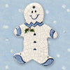 Gingerbread Man Hanging Ceramic Ornament