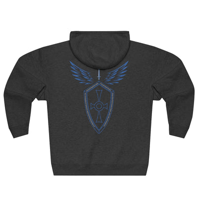 St. Michael the Archangel Zip Hoodie with St. Michael Prayer for Protection