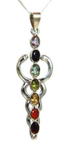 Caduceus Chakra Pendant in Sterling Silver | Whisperingtree.net