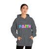 FAITH Grey and Dark Heather Sweatshirt, Faith Hoodie, Black Christian Hoodie, Navy Christian Hoodie, Christian Gift