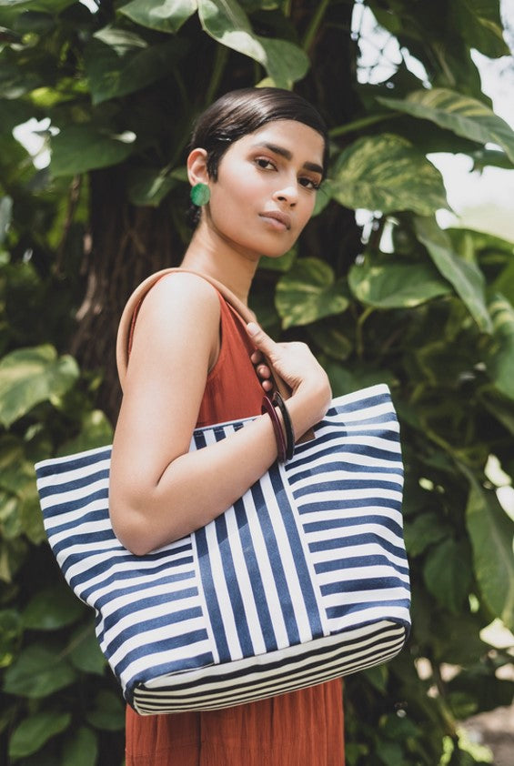 Striped Cabana Tote by Shorebags