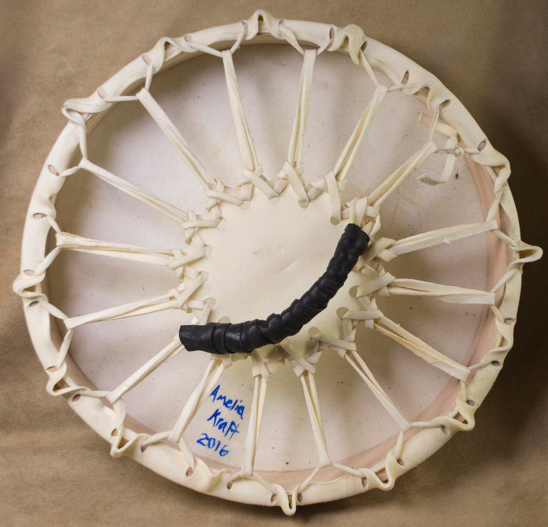 Handmade Dragonfly Totem Animal Spirit Drum 15 Inch