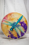 Handmade Dragonfly Totem Animal Spirit Drum 15 Inch
