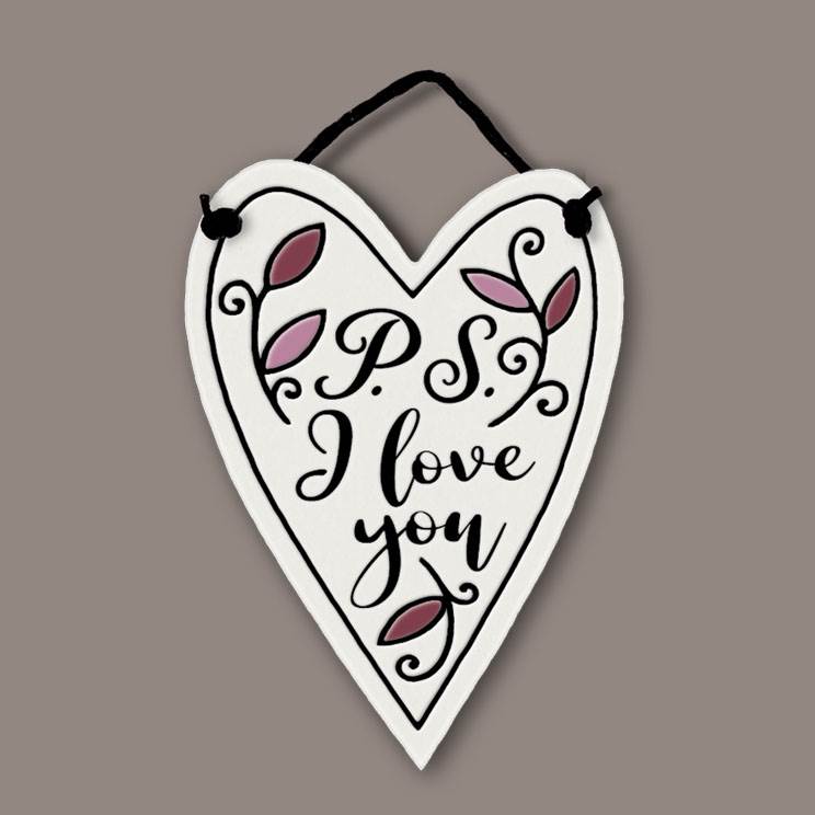 P.S. I Love You Wall Plaque