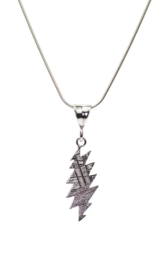Grateful Dead Lighting Bolt Iron Meteorite Pendant Grateful Dead Lighting Bolt Iron Meteorite Pendant