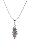 Meteorite Pendant necklace Muonionalusta Meteorite Lighting Pendant Necklace Sterling Silver