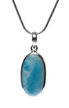 Rare Larimar (Abundance Stone) Oval Pendant