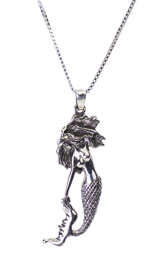 Mermaid Necklace in Sterling Silver
