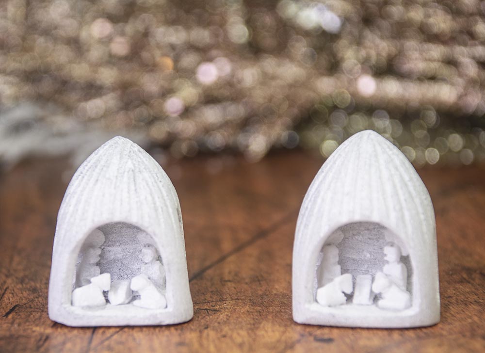 Stone Handmade Miniature Nativity Creche