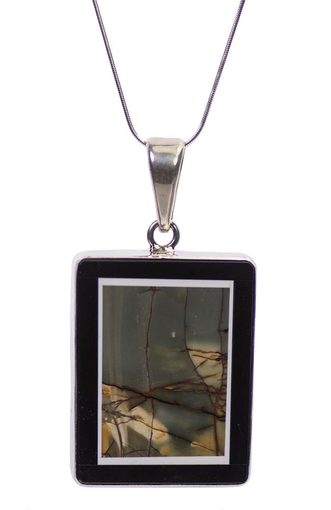 Framed Natural Cherry Creek Jasper