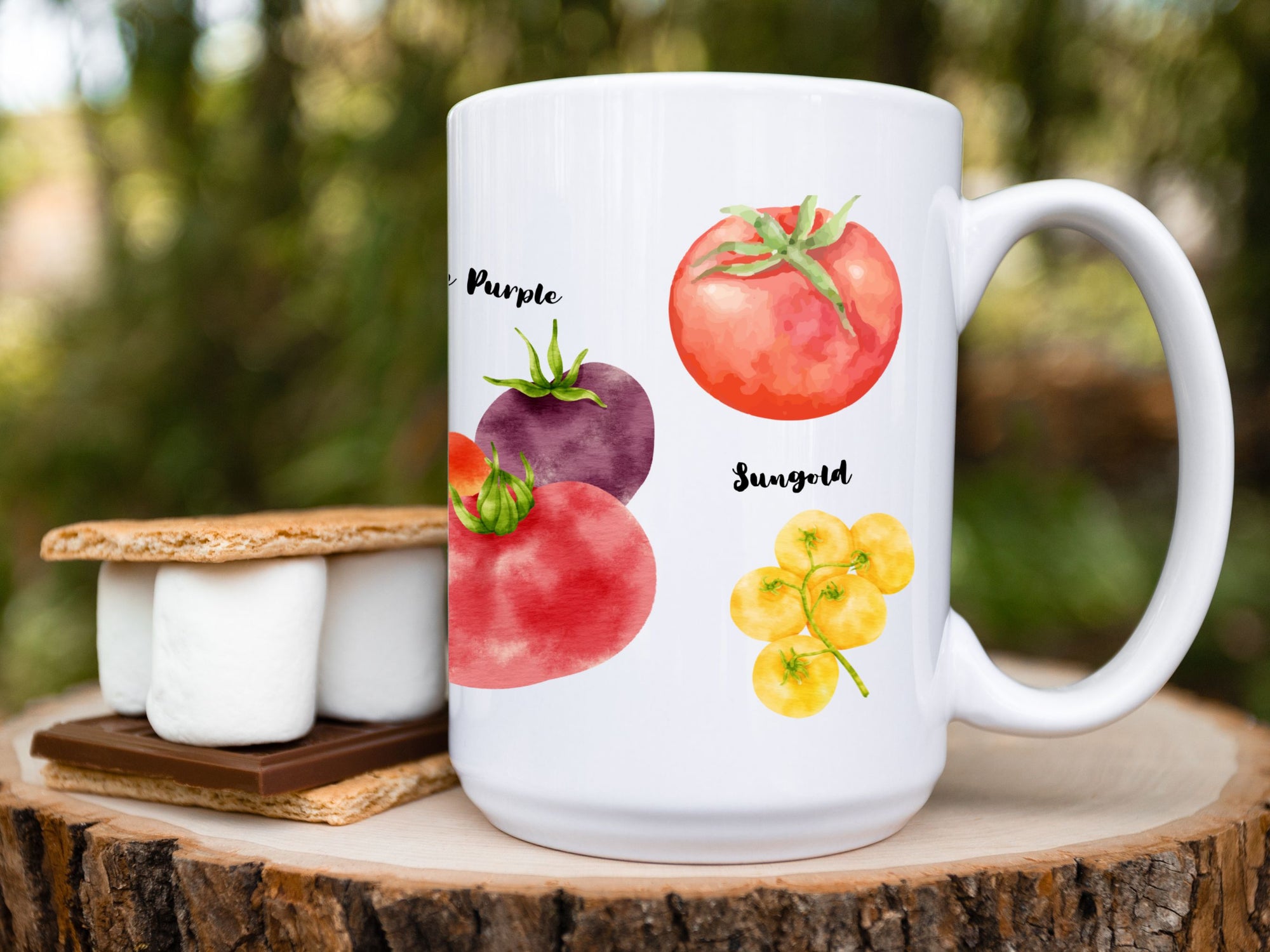 15oz Mug for Tomato Lovers, Garden Gift, Gardeners Gift,