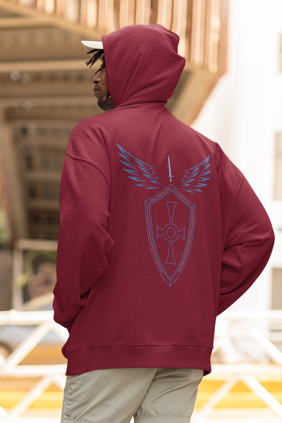 St. Michael the Archangel Zip Hoodie with St. Michael Prayer for Protection