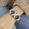 Not All Who Wander Leather Bracelet