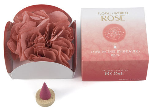 Best Japanese Incense by Shoyeido Rose Cone | Whisperingtree.net