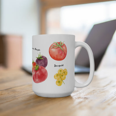 15oz Mug for Tomato Lovers, Garden Gift, Gardeners Gift,