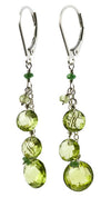 Peridot and Tsavorite Green Garnet Earrings by Kristin Ford | Whisperingtree.net