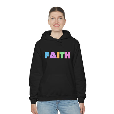 FAITH Black and Navy Hoodie Sweatshirt, Faith Hoodie, Black Christian Hoodie, Navy Christian Hoodie, Christian Gift