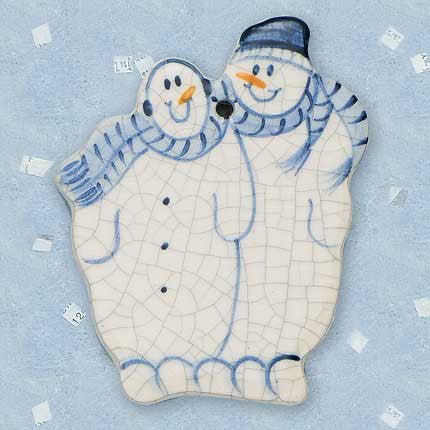 Meet the Frosty's Hanging Ceramic Ornament