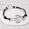 Music in Your Heart Bracelet with Leather