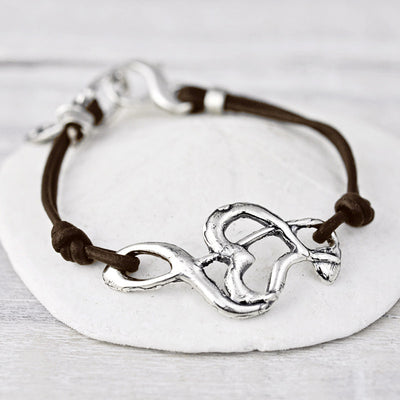 Music in Your Heart Bracelet with Leather